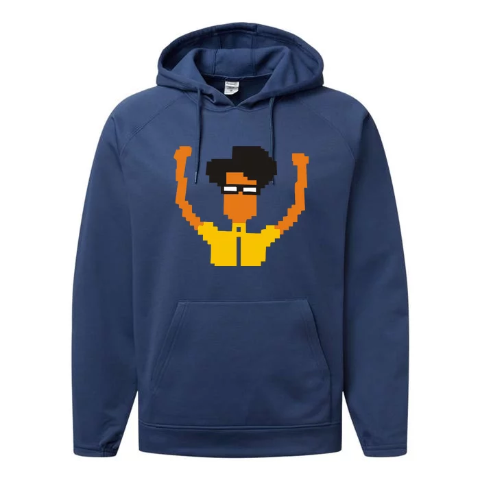 He IT Crowd Maurice Moss Performance Fleece Hoodie