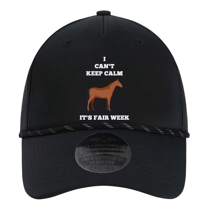 Horse I Can't Keep Calm Country State Fair Week Cute Gift Performance The Dyno Cap