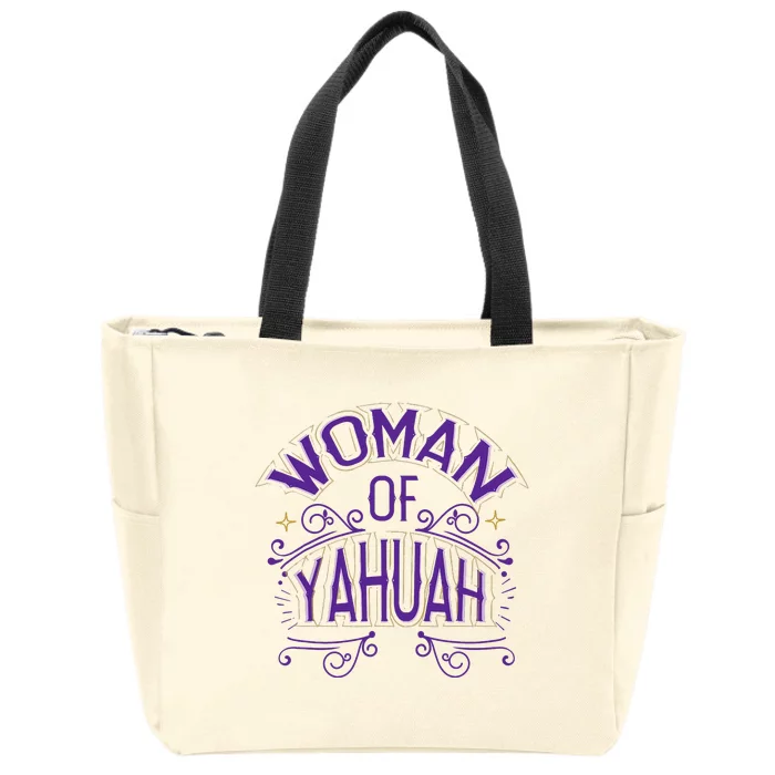 Hebrew Israelite Clothing for  Judah Woman of Yahuah Zip Tote Bag