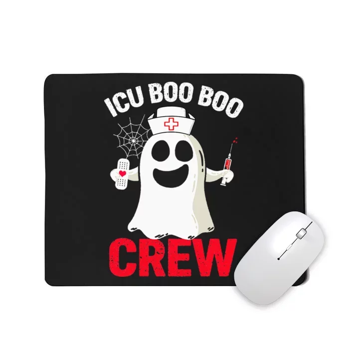 Halloween ICU Costume  ICU Boo Boo Crew Nurse Ghost Mousepad