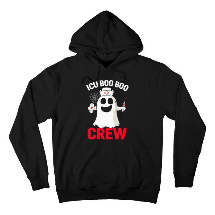 Halloween ICU Costume  ICU Boo Boo Crew Nurse Ghost Tall Hoodie