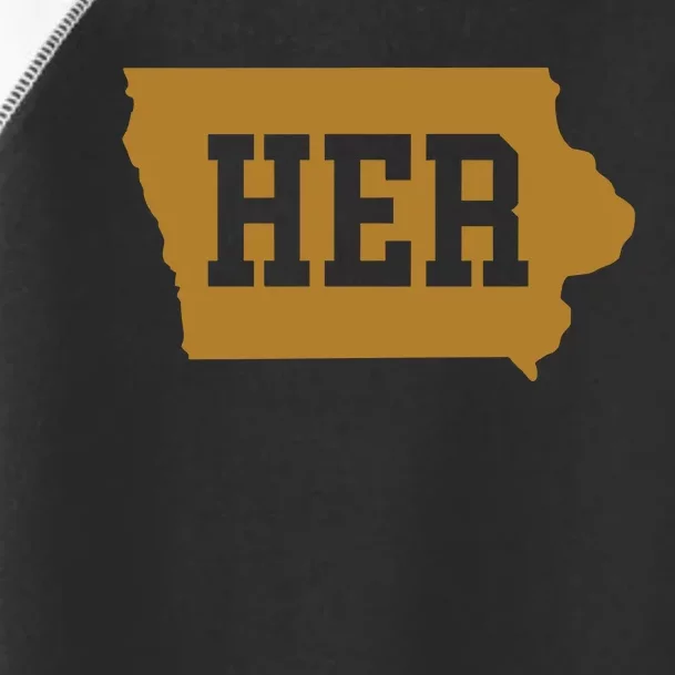 Her Iowa Clark Iowa Basketball Toddler Fine Jersey T-Shirt