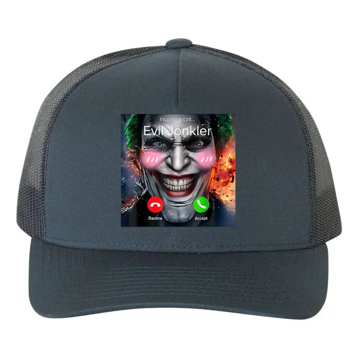 Horror Incoming Call From Evil Jonkler Yupoong Adult 5-Panel Trucker Hat