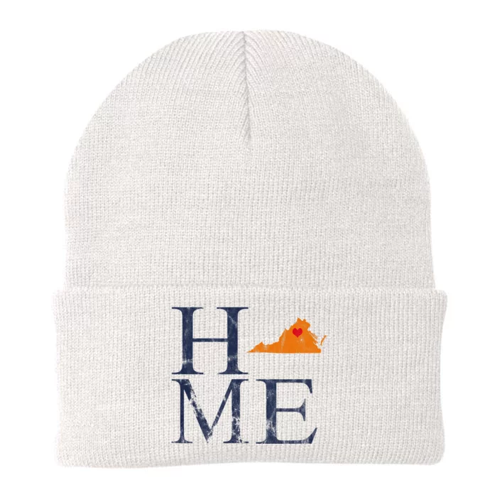 Home Is Charlottesville Va City Love Knit Cap Winter Beanie