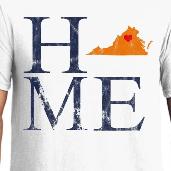 Home Is Charlottesville Va City Love Pajama Set