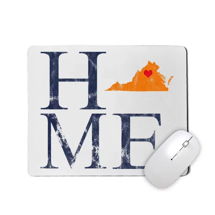 Home Is Charlottesville Va City Love Mousepad