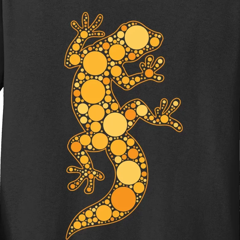 Happy International Dot Day Teacher Boy Reptile Dots Kids Long Sleeve Shirt