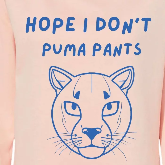 Hope I Dont Pants Funny Cat Pun Womens California Wash Sweatshirt