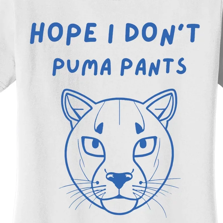 Hope I Dont Pants Funny Cat Pun Women's T-Shirt