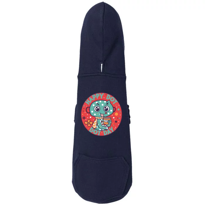 Happy International Dot Day Doggie 3-End Fleece Hoodie