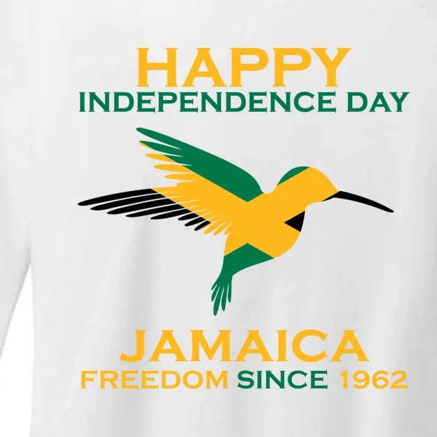 Happy Independence Day Jamaica Freedom Since 1962 Womens CVC Long Sleeve Shirt