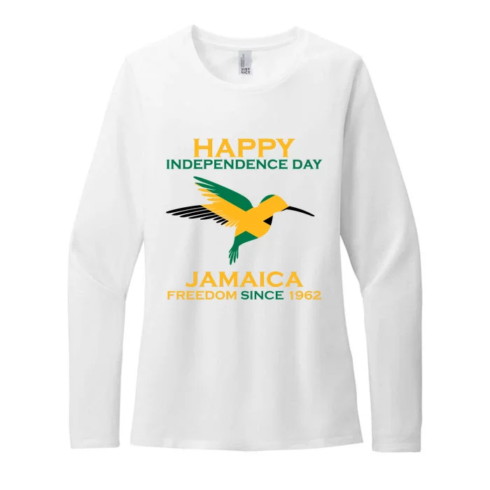 Happy Independence Day Jamaica Freedom Since 1962 Womens CVC Long Sleeve Shirt