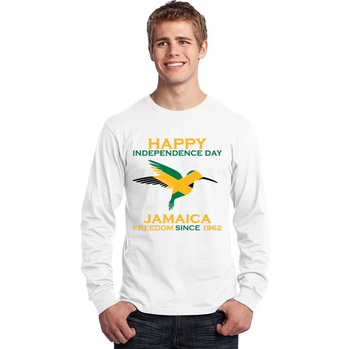 Happy Independence Day Jamaica Freedom Since 1962 Tall Long Sleeve T-Shirt