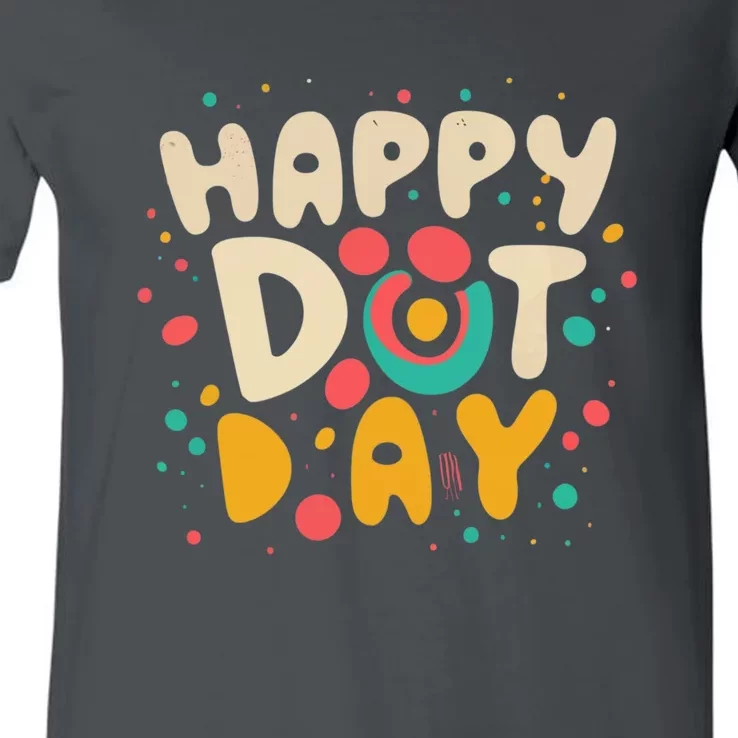 Happy International Dot Day V-Neck T-Shirt