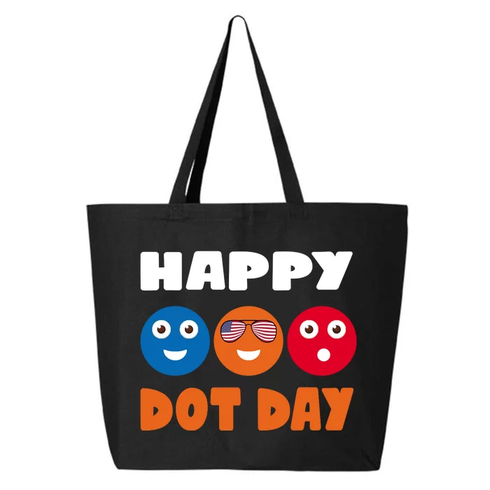 Happy International Dot Day Cute Colorful Dots 25L Jumbo Tote