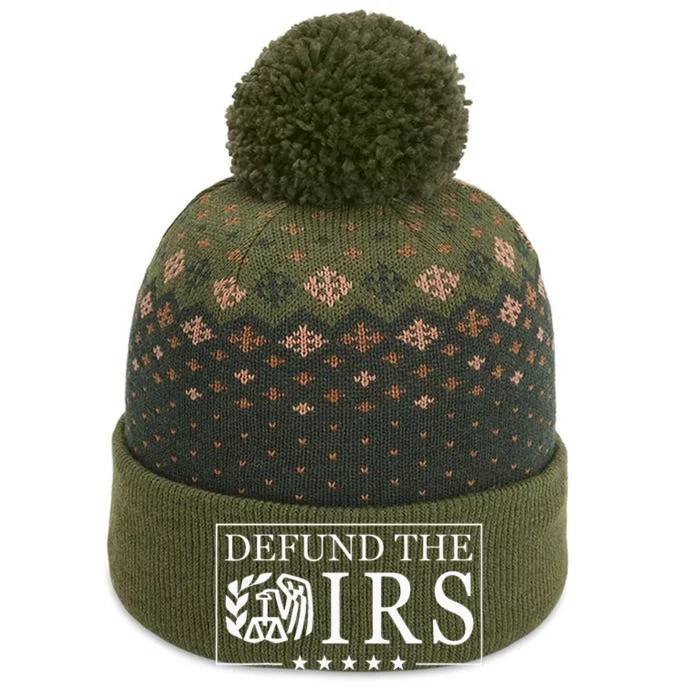 Humour Irs Defund Irs The Baniff Cuffed Pom Beanie