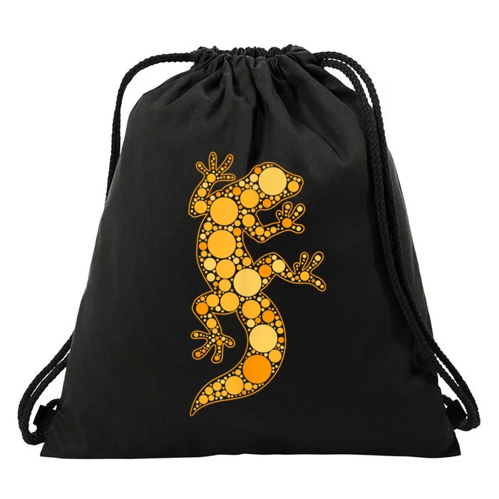 Happy International Dot Day Teacher Reptile Dots Drawstring Bag