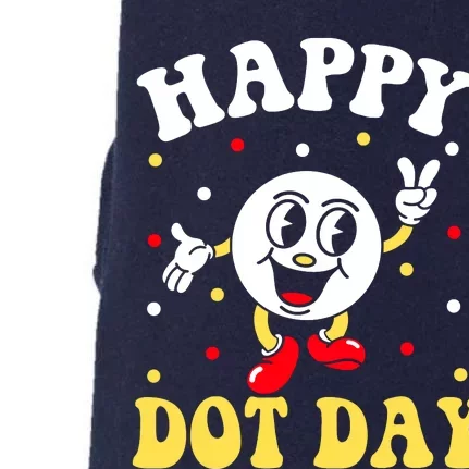 Happy International Dot Day Polka Dot Doggie 3-End Fleece Hoodie