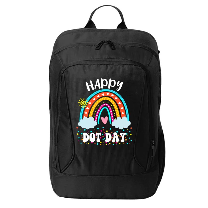 Happy International Dot Day Colorful Polka Dot Kids City Backpack