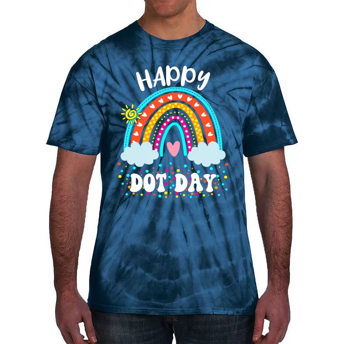 Happy International Dot Day Colorful Polka Dot Kids Tie-Dye T-Shirt