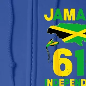 Happy Independence Day Jamaica 1962 Proud Jamaican Full Zip Hoodie