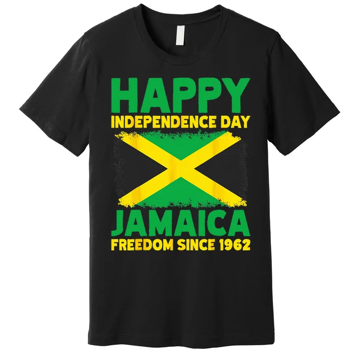 Happy Independence Day Jamaica 1962 Proud Jamaican Premium T-Shirt