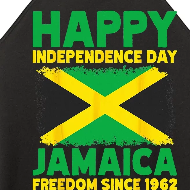 Happy Independence Day Jamaica 1962 Proud Jamaican Women’s Perfect Tri Rocker Tank