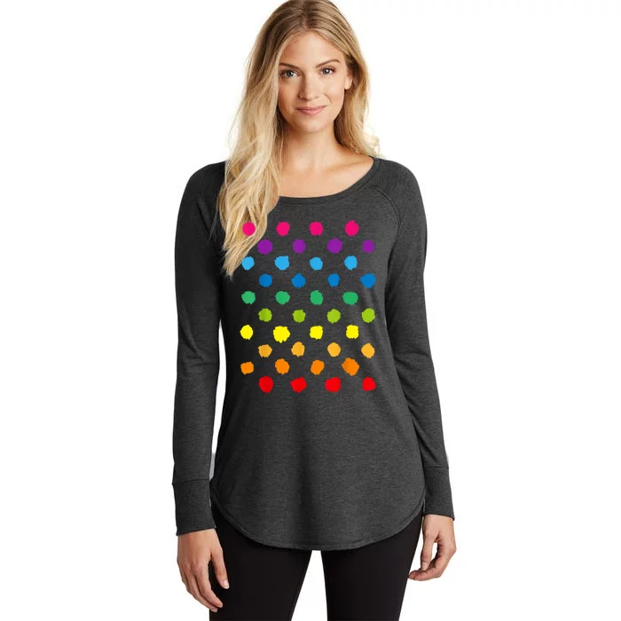 Happy International Dot Day Teacher Dots Women's Perfect Tri Tunic Long Sleeve Shirt