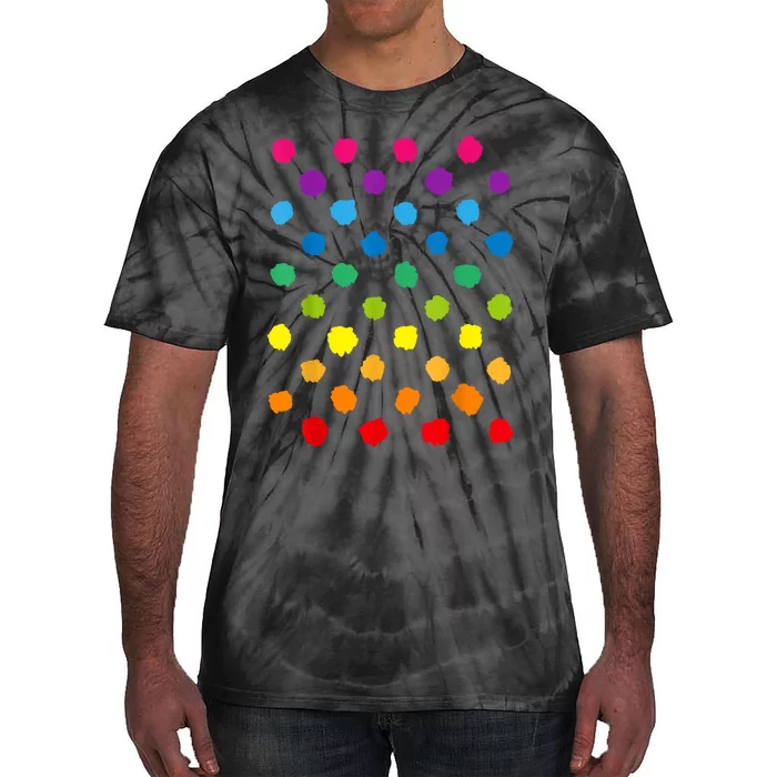 Happy International Dot Day Teacher Dots Tie-Dye T-Shirt