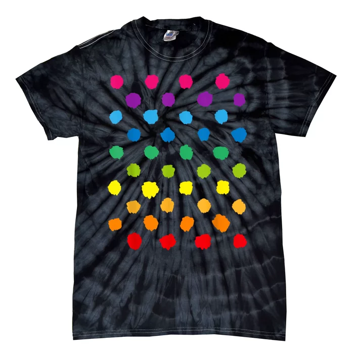 Happy International Dot Day Teacher Dots Tie-Dye T-Shirt