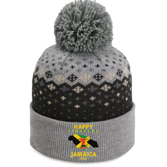 Happy Independence Day Jamaica 1962 The Baniff Cuffed Pom Beanie