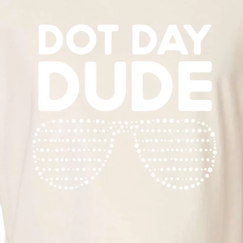 Happy International Dot Day September 15th Polka Dot Garment-Dyed Women's Muscle Tee