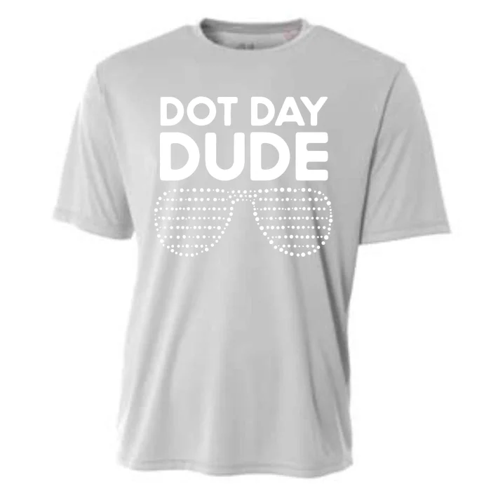 Happy International Dot Day September 15th Polka Dot Cooling Performance Crew T-Shirt