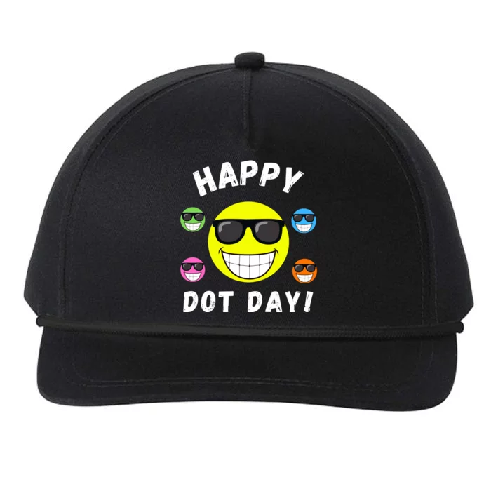 Happy International Dot Day 2024 Make Your Mark Cute Dot Snapback Five-Panel Rope Hat