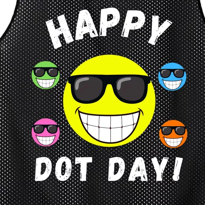 Happy International Dot Day 2024 Make Your Mark Cute Dot Mesh Reversible Basketball Jersey Tank