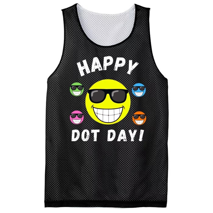 Happy International Dot Day 2024 Make Your Mark Cute Dot Mesh Reversible Basketball Jersey Tank