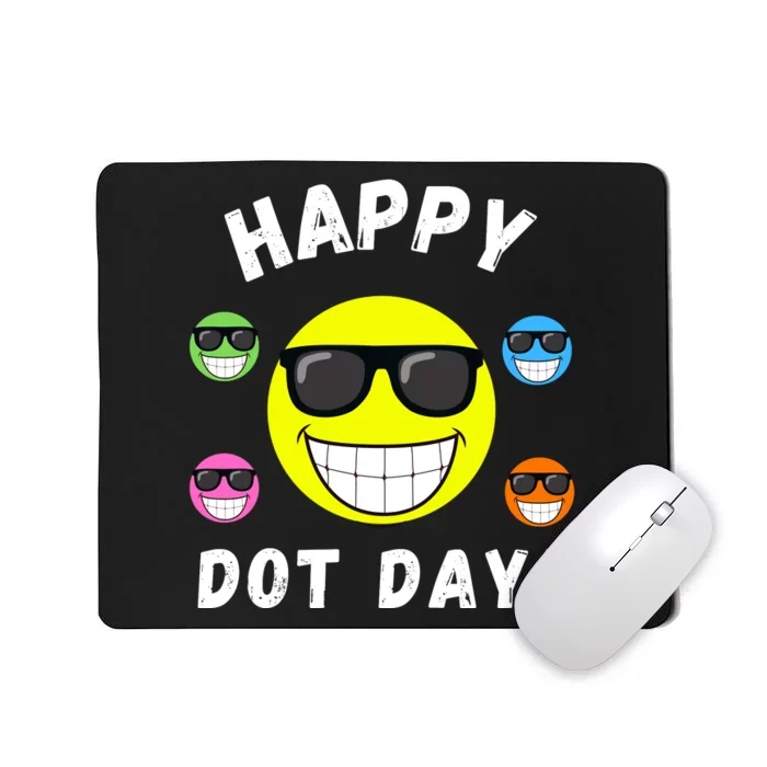 Happy International Dot Day 2024 Make Your Mark Cute Dot Mousepad