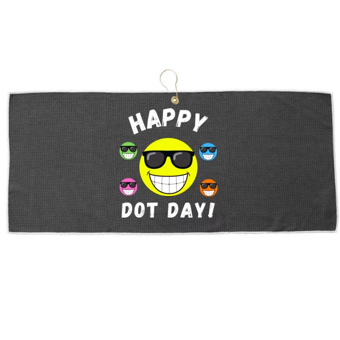 Happy International Dot Day 2024 Make Your Mark Cute Dot Large Microfiber Waffle Golf Towel