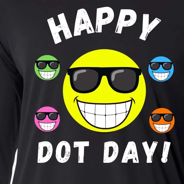 Happy International Dot Day 2024 Make Your Mark Cute Dot Cooling Performance Long Sleeve Crew