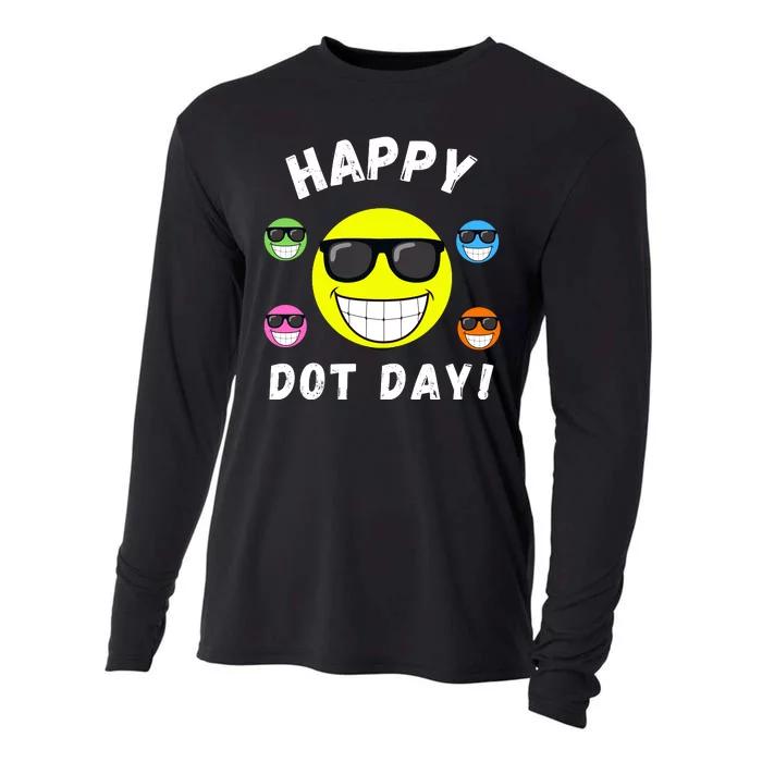 Happy International Dot Day 2024 Make Your Mark Cute Dot Cooling Performance Long Sleeve Crew