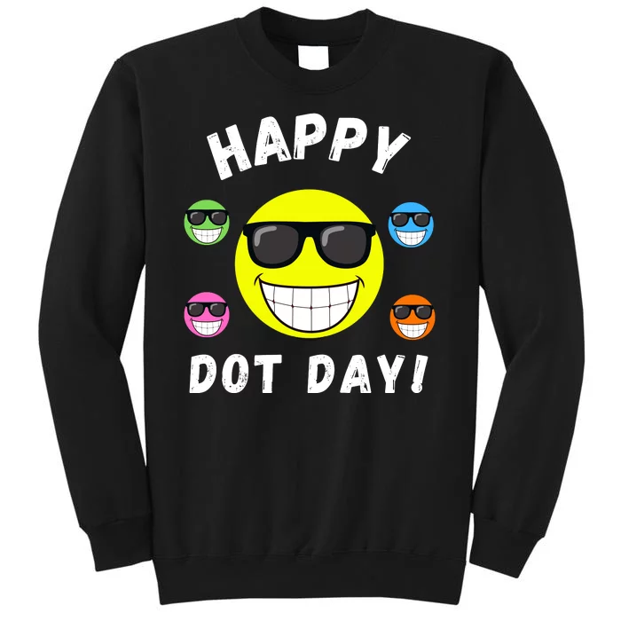 Happy International Dot Day 2024 Make Your Mark Cute Dot Tall Sweatshirt