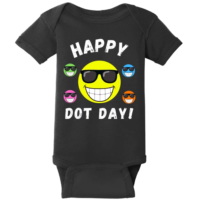 Happy International Dot Day 2024 Make Your Mark Cute Dot Baby Bodysuit