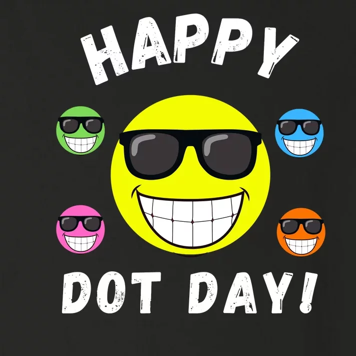 Happy International Dot Day 2024 Make Your Mark Cute Dot Toddler Long Sleeve Shirt