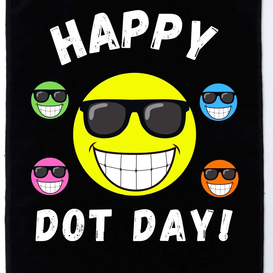 Happy International Dot Day 2024 Make Your Mark Cute Dot Platinum Collection Golf Towel