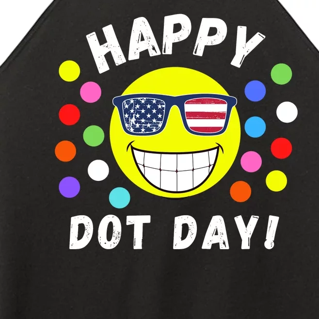 Happy International Dot Day 2024 Cute Dot Make Your Mark Women’s Perfect Tri Rocker Tank