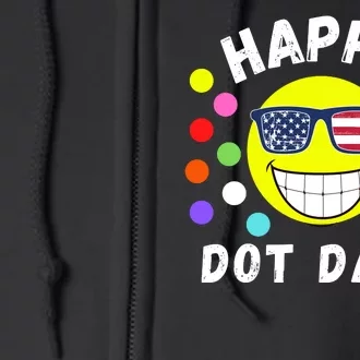 Happy International Dot Day 2024 Cute Dot Make Your Mark Full Zip Hoodie