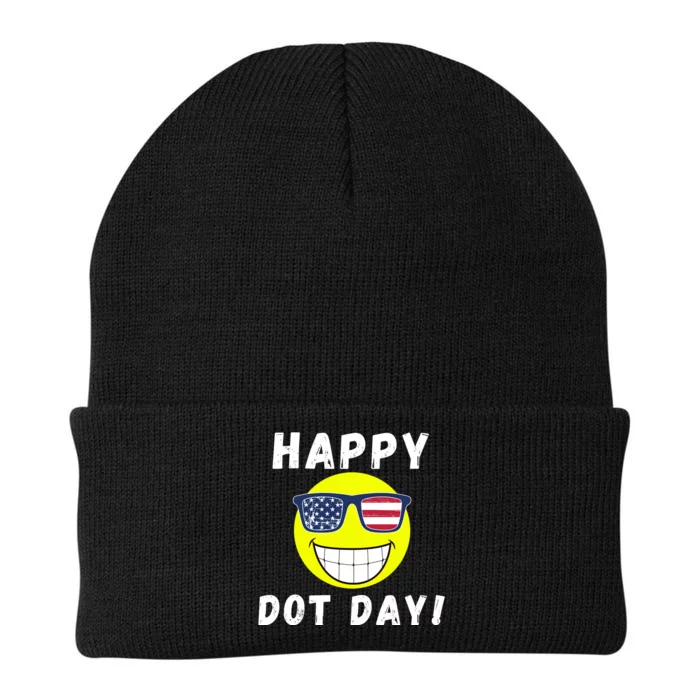 Happy International Dot Day 2024 Cute Dot Make Your Mark Dot Day 2024 Knit Cap Winter Beanie