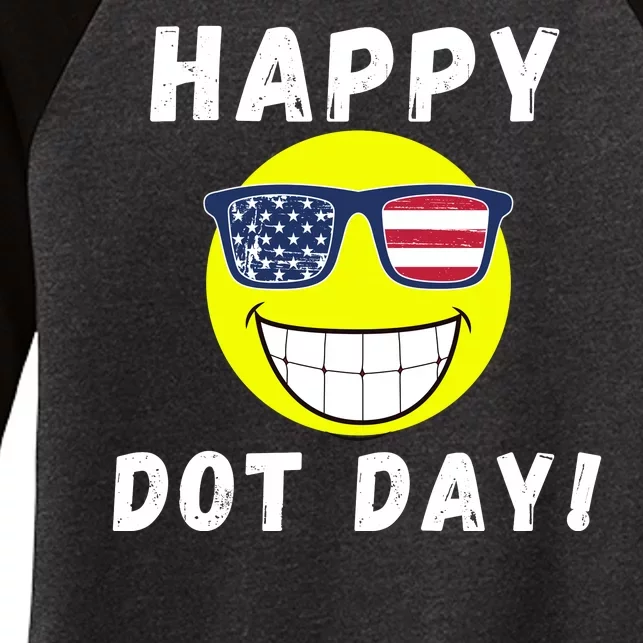 Happy International Dot Day 2024 Cute Dot Make Your Mark Dot Day 2024 Women's Tri-Blend 3/4-Sleeve Raglan Shirt