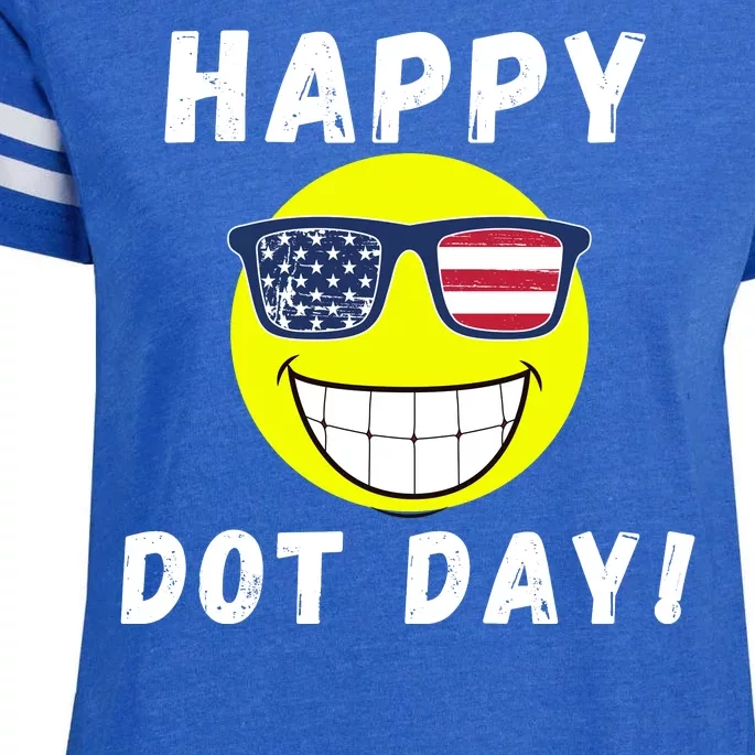 Happy International Dot Day 2024 Cute Dot Make Your Mark Dot Day 2024 Enza Ladies Jersey Football T-Shirt