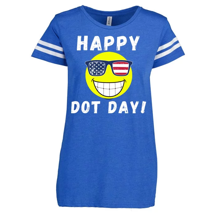 Happy International Dot Day 2024 Cute Dot Make Your Mark Dot Day 2024 Enza Ladies Jersey Football T-Shirt